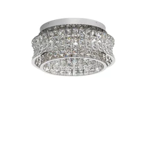 NovaLuce CELYSIA mennyezet lámpa fém, kristály, króm, LED, 46W, 3500K, 3465 Lm - NL-9019769
