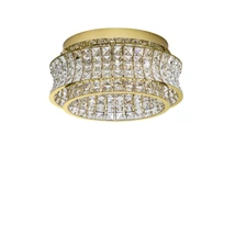 NovaLuce CELYSIA mennyezet lámpa fém, kristály, arany, LED, 46W, 3500K, 3465 Lm - NL-9019770