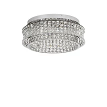 NovaLuce CELYSIA mennyezet lámpa fém, kristály, króm, LED, 56W, 3500K, 4120 Lm - NL-9019771