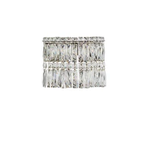 NovaLuce NUVIA fali lámpa fém, kristály, króm, áttetsző, LED, 12W, 3500K, 840 Lm - NL-9019779