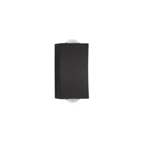 NovaLuce Dewei kültéri fali lámpa fém, műanyag, fekete, LED, 3000K, 2x2W, 400lm, IP54 - NL-9026117
