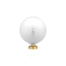 NovaLuce JIAN mennyezet lámpa fém, üveg, arany, fehér, E27 - NL-9028839