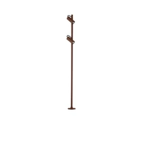 NovaLuce DARMA kültéri állólámpa fém, barna, LED, 13W, 844lm, 3000K, IP65 - NL-9030118