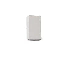 NovaLuce BOXY kültéri fali lámpa fém, üveg, fehér, LED, 6W, 312lm, 3000K, IP65 - NL-9030151
