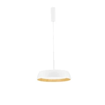 NovaLuce SIGI függeszték fém, fa, akrill, fehér, LED, 40W, 3000K, 3111 Lm - NL-9030506