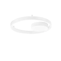 NovaLuce HEDRA mennyezet lámpa fém, akrill, fehér, LED Triac, 40W, 3000K, 3369 Lm - NL-9030524