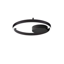 NovaLuce HEDRA mennyezet lámpa fém, akrill, fekete, LED Triac, 40W, 3000K, 3369 Lm - NL-9030525
