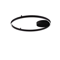 NovaLuce HEDRA mennyezet lámpa fém, akrill, fekete, LED Triac, 60W, 3000K, 4999 Lm - NL-9030527