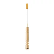 NovaLuce BENTO függeszték fém, üveg, arany, cognac szín, LED, 12W, 3000K, 1526 Lm - NL-9030550