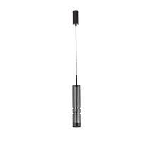 NovaLuce BENTO függeszték fém, üveg, fekete, füst szín, LED, 12W, 3000K, 1526 Lm - NL-9030553