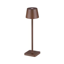 NovaLuce DECK kültéri asztali lámpa fém, barna, LED, 3000K, 1.5W, 120lm, IP54 - 9030563