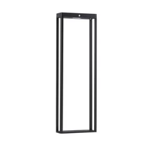NovaLuce BERNI kültéri solar állólámpa mozgásérzékelővel fém, fekete, LED, 3000K, 1.7W, 108lm, IP65 - 9030567