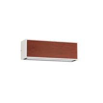 NovaLuce BROWN kültéri solar fali lámpa fém, üveg, barna, fehér, LED, 3000K, 2W, 82lm, IP65 - 9030585