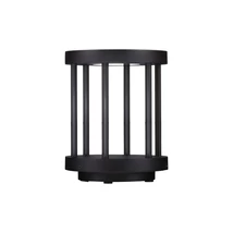 NovaLuce NEREUS kültéri állólámpa fém, fekete, LED, 3000K, 8W, 428lm, IP65 - 9030586