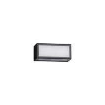 NovaLuce INGA kültéri fali lámpa fém, üveg, fekete, fehér, LED, 3000K, 11W, 875lm, IP65 - 9030593