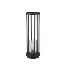 NovaLuce ELYSIUM kültéri állólámpa fém, műanyag, fekete, attetsző, E27, IP65 - NL-9030629
