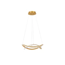 NovaLuce CELESTIA függeszték fém, akrill, arany, fehér, LED, 3000K, 87W, 3140lm - 9030645
