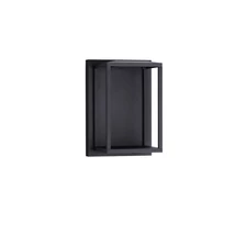 NovaLuce PRIVE kültéri fali lámpa fém, fekete, LED, 17W, 3000K, 509 Lm, IP65 - NL-9030753