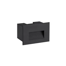 NovaLuce POLKA kültéri beépíthető lámpa fém, fekete, LED, 4W, 3000K, 58 Lm, IP65 - NL-9030760
