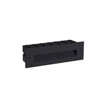 NovaLuce POLKA kültéri beépíthető lámpa fém, fekete, LED, 7W, 3000K, 73 Lm, IP65 - NL-9030775