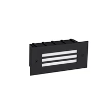 NovaLuce RUDY kültéri beépíthető lámpa fém, fekete, LED, 4W, 3000K, 33 Lm, IP65 - NL-9030776