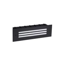 NovaLuce RUDY kültéri beépíthető lámpa fém, fekete, LED, 6W, 3000K, 79 Lm, IP65 - NL-9030777