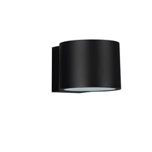 NovaLuce BETA kültéri fali lámpa fém, üveg, fekete, LED, 8W, 3000K, 684 Lm, IP54 - NL-9030800