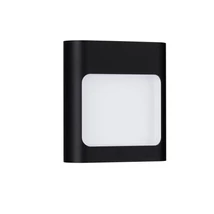NovaLuce TALL kültéri fali lámpa fém, üveg, fekete, opál, LED, 6W, 3000K, 388 Lm, IP54 - NL-9030803