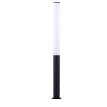 NovaLuce TUBE kültéri állólámpa fém, műanyag, fekete, fehér,  LED, 27W, 3000K, 1560 Lm, IP 54 - NL-9030806