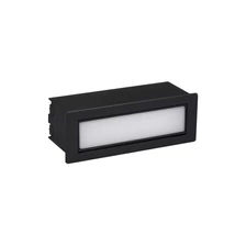 NovaLuce ECHO kültéri beépíthető lámpa fém, műanyag, fekete, LED, 6W, 3000K, 370Lm, IP54 - NL-9030809