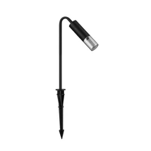 NovaLuce AETHER kültéri állólámpa fém, üveg, fekete, füstszín, LED, 3000K, 5W, 71lm, IP65 - 9030850
