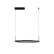 NovaLuce LUNETTE függeszték fém, fekete, LED, 34W, 1453lm, 3000K - NL-9030925