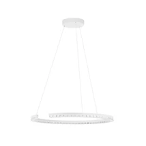 NovaLuce GREAMY függeszték fém, akril, fehér, áttetsző, LED, 30W, 3000K, 1950 Lm - NL-9030953