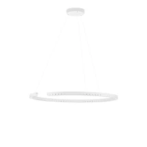NovaLuce GREAMY függeszték fém, akril, fehér, áttetsző, LED, 43W, 3000K, 2795 Lm - NL-9030957