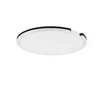 NovaLuce GREAMY mennyezet lámpa fém, akril, fekete, fehér, LED, 30W, 3000K, 1950 Lm - NL-9030965