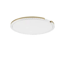 NovaLuce GREAMY mennyezet lámpa fém, akril, arany, fehér, LED, 30W, 3000K, 1950 Lm - NL-9030967
