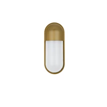 NovaLuce ARROW kültéri fali lámpa fém, műanyag, arany, fehér, LED, 9W, 562lm, 3000K, IP65 - NL-9050701