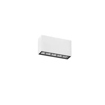 NovaLuce JAX kültéri mennyezet lámpa fém, üveg, fehér, LED, 7W, 560lm, 3000K, IP65 - NL-9050704