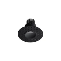 NovaLuce SELENE beépíthető szpotlámpa fém, fekete, LED, 3000K, 5W, 350lm - 9052012