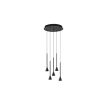 NovaLuce NET függeszték fém, fekete, LED, 3000K, 27W, 1312lm - NL-9060219