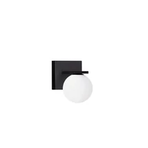 NovaLuce ORACLE kültéri fali lámpa fém, üveg, fekete, opál, LED, 9W, 425lm, 3000K, IP65 - NL-9060243
