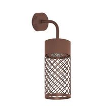 NovaLuce MOTLEY kültéri fali lámpa fém, barna, LED, 9W, 395lm, 3000K, IP65 - NL-9060321