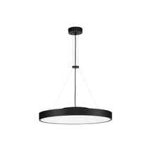NovaLuce PERFECT függeszték fém, műanyag, fekete, fehér, LED-TRIAC, 3000K, 40W, 4490lm - 9060400