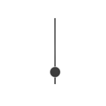 NovaLuce CLOCK fali lámpa fém, fekete, LED, 3000K, 22W, 1560lm - NL-9061428