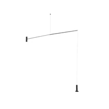 NovaLuce VOICE állólámpa fém, fekete, LED, 3000K, 12W, 960lm - NL-9061429