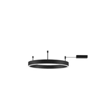 NovaLuce MOTIF mennyezet lámpa fém, fekete, LED, 3000K, 45W, 3350lm - NL-9063601