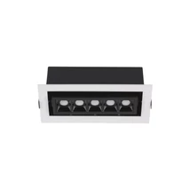 NovaLuce CANTIA beépíthető szpotlámpa fém, fekete, fehér, LED, 3000K, 8W, 710lm - 9070131