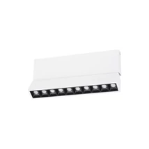 NovaLuce PAD mennyezet lámpa fém, fehér, fekete, LED, 3000K, 15W, 1040lm - 9070137