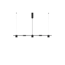 NovaLuce NORDIK függeszték fém, fekete, LED, 3000K, 29W, 560lm - NL-9080123