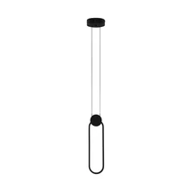 NovaLuce WIRO függeszték fém, fekete, LED, 3000K, 11W, 770lm - NL-9080132